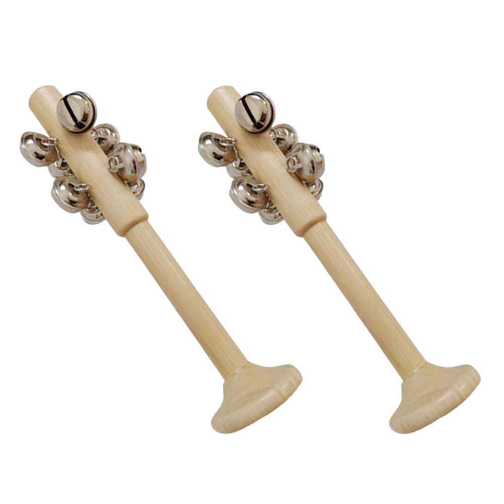 Musical Instrument For Toddlers - 2 Stück Holzstöcken-Glocken, Lehrreiches Musikinstrument für