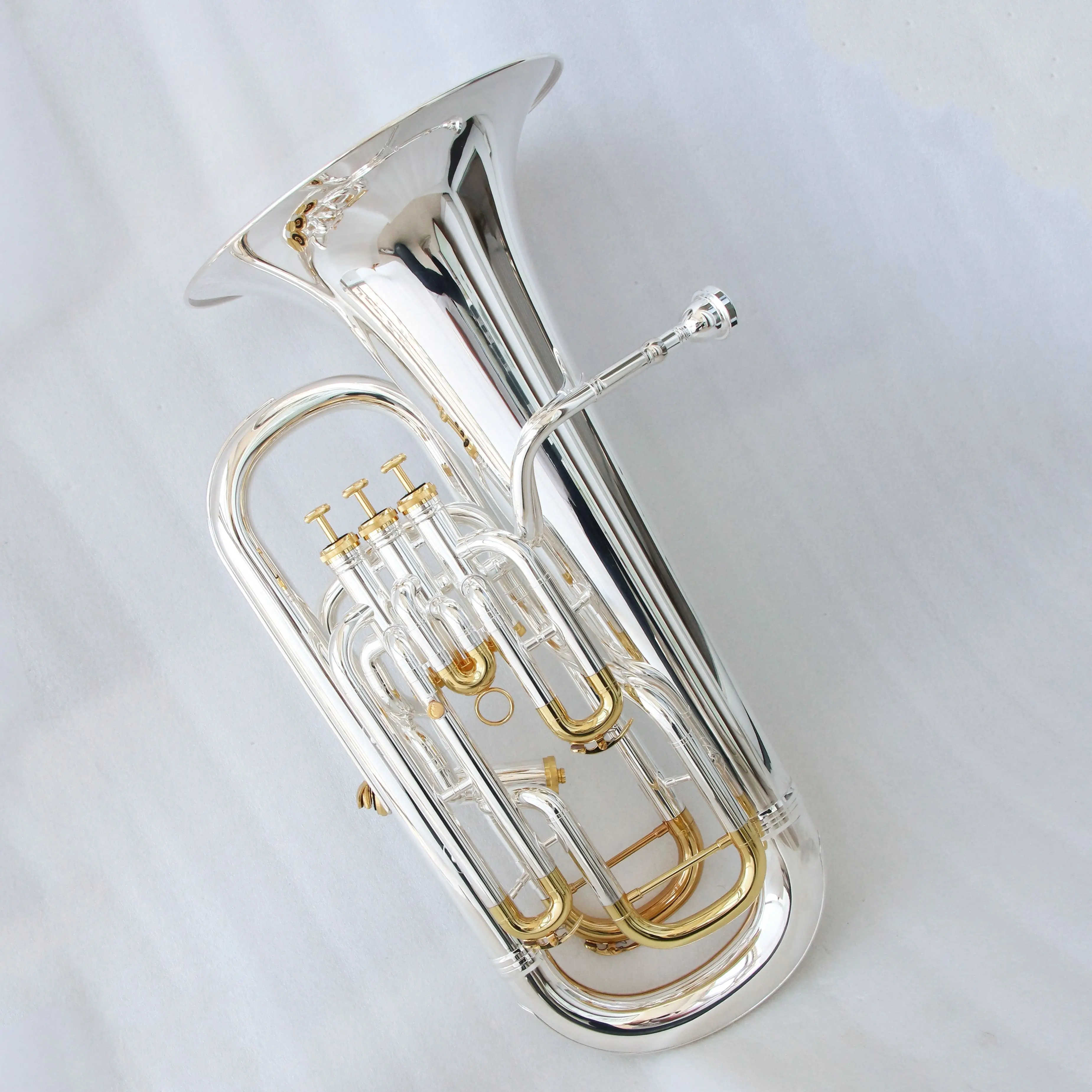 Musical Instrument Euphonium - Musikinstrumente Gelbes Messing-Euphonium 3+1 Ventile im