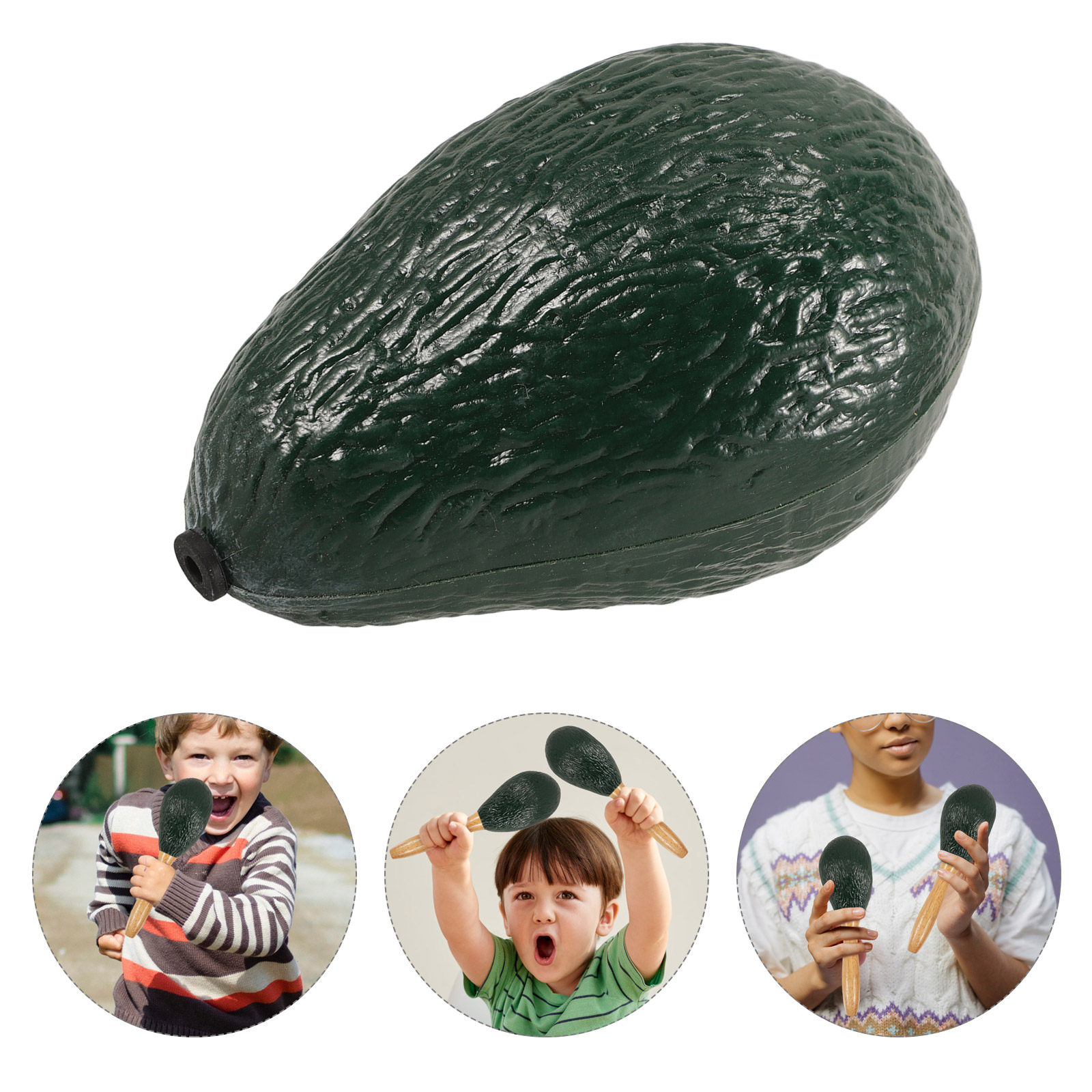 Musical Instrument For Toddlers - Fruchtschlägel-Maracas Avocado Kleinkind-Musikinstrument Kinder-Lernmusik Vorschul-Percussion-Instrument