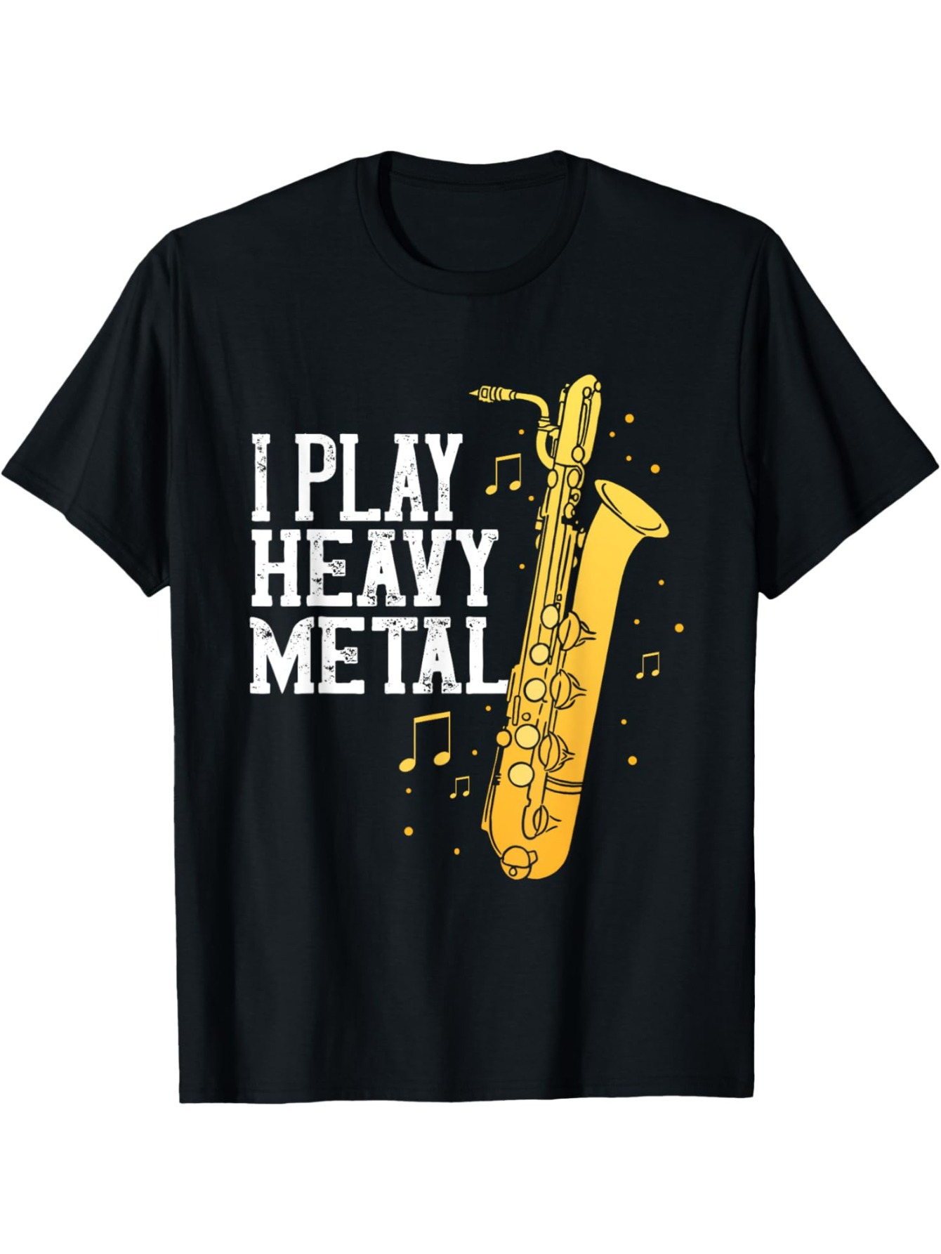 Musical Instrument Euphonium - Heavy Metal Saxophon Euphonium T-Shirt -