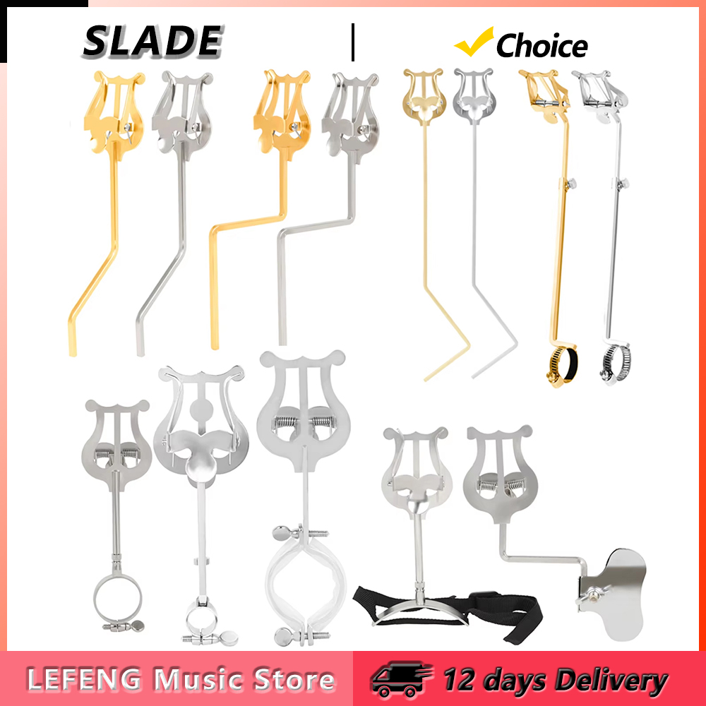 Musical Instrument Euphonium - SLADE Notenständer für Blasinstrumente, Metall-Clip-On-Ständer für