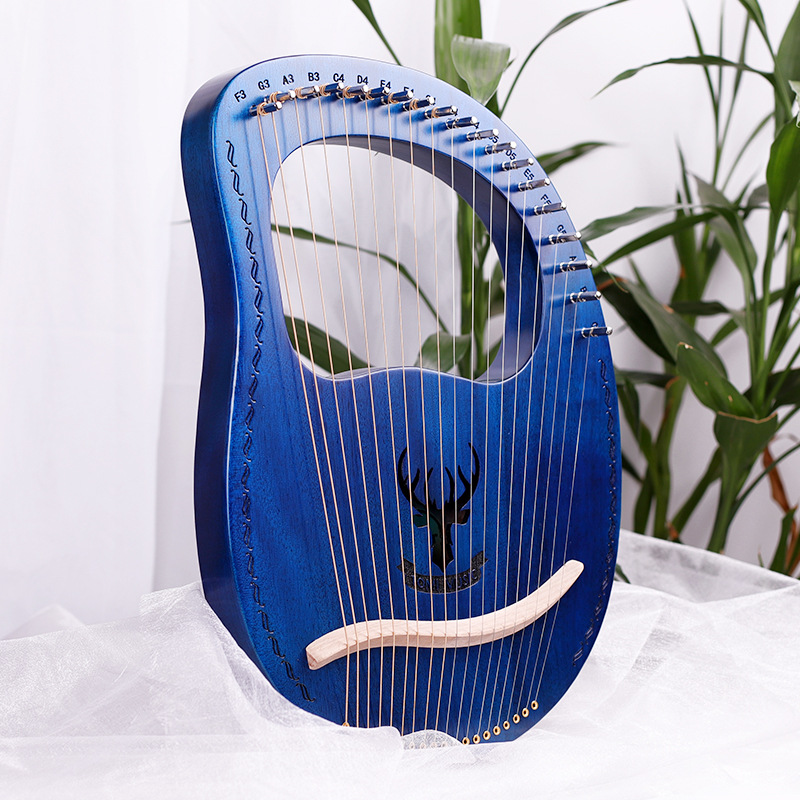 Musical Instrument Easy To Learn - 19-saitiges Leia-Klavier, kleine Harfe für Anfänger,