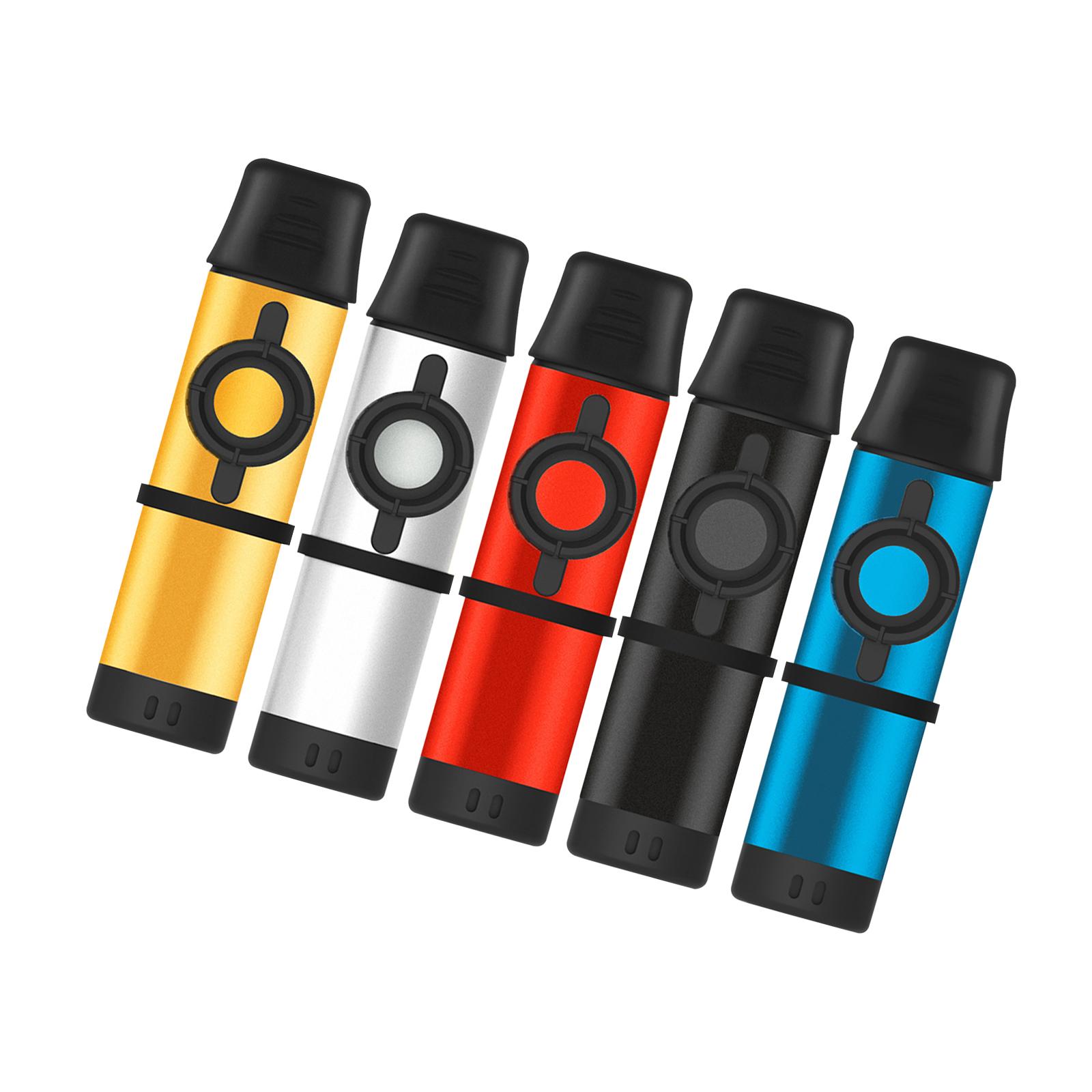 Musical Instrument Easy To Learn - Metall-Kazoo mit 5 zusätzlichen Membranen, leicht