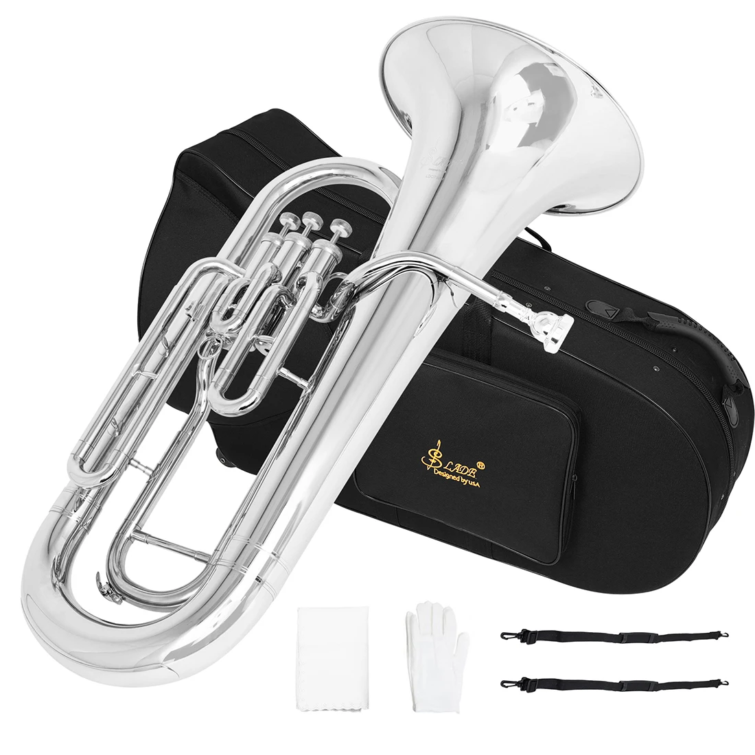SLADE Bb Flat Euphonium 3-Tast – Musical Instrument Euphonium Bewertung und Preis