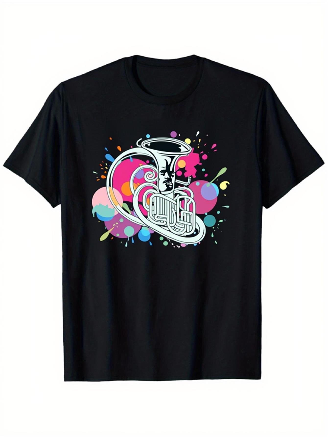 Trendiges Herren-T-Shirt in Sc – Musical Instrument Tuba Bewertung und Preis