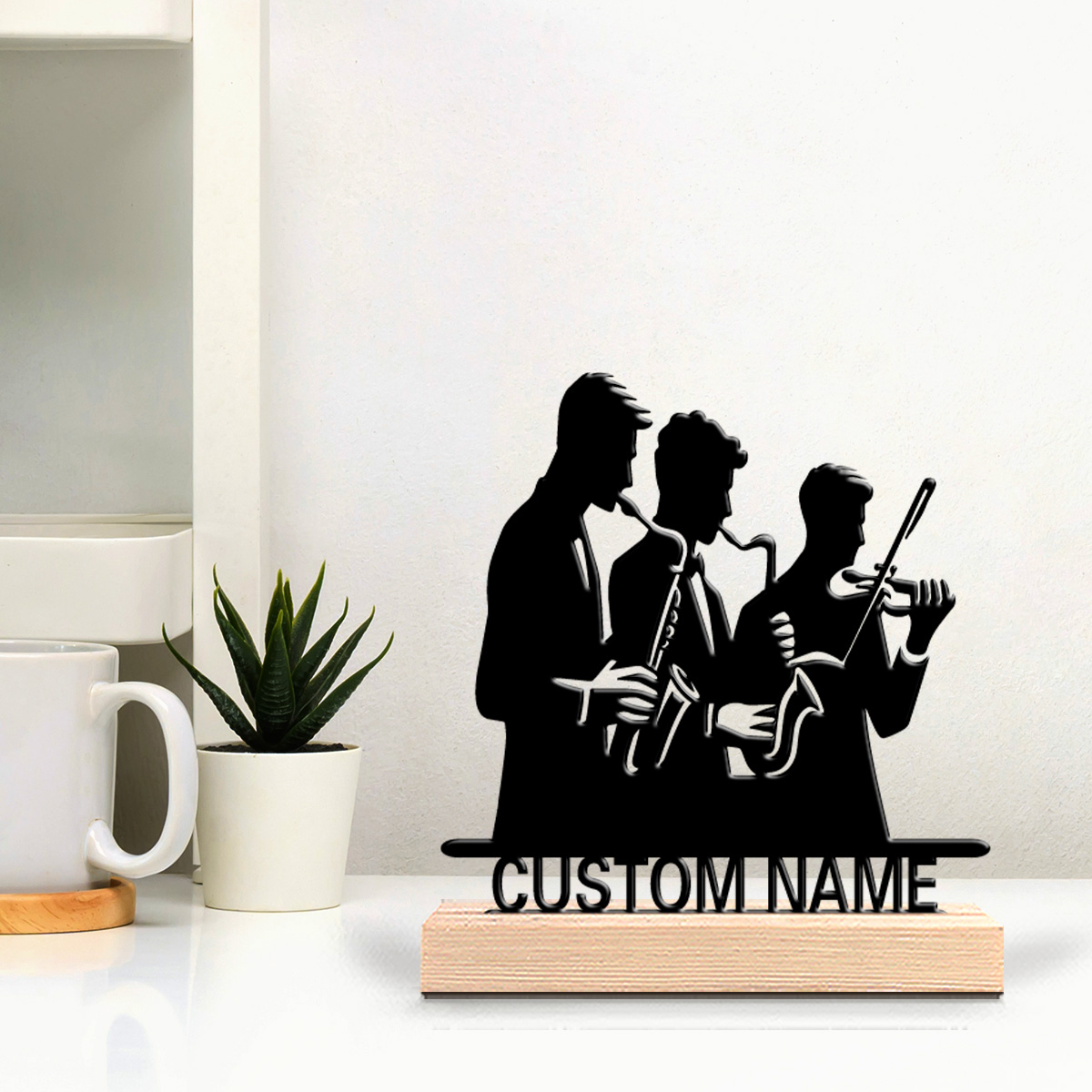 1 Stück Blechfigur mit Holzsoc – Musical Instrument With Names Bewertung und Preis