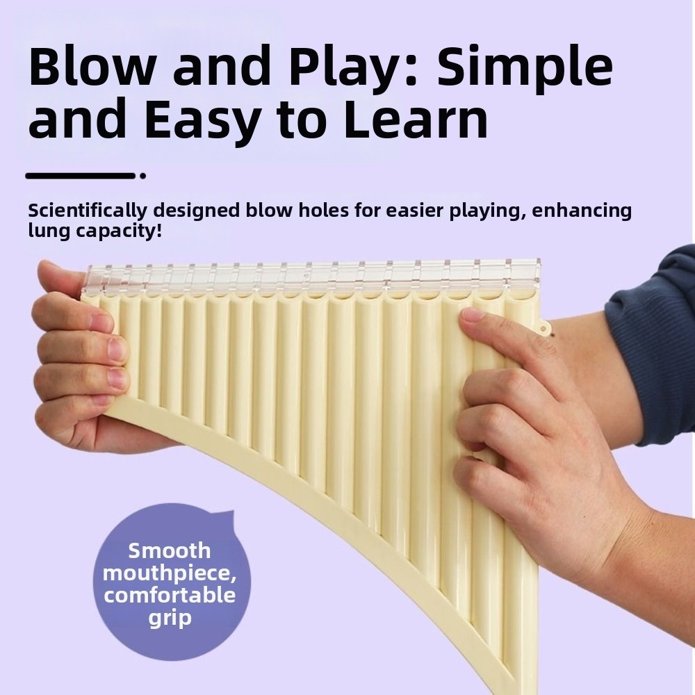 18-Pfeifen-Panflöte in C-Dur,  – Musical Instrument Easy To Learn Bewertung und Preis