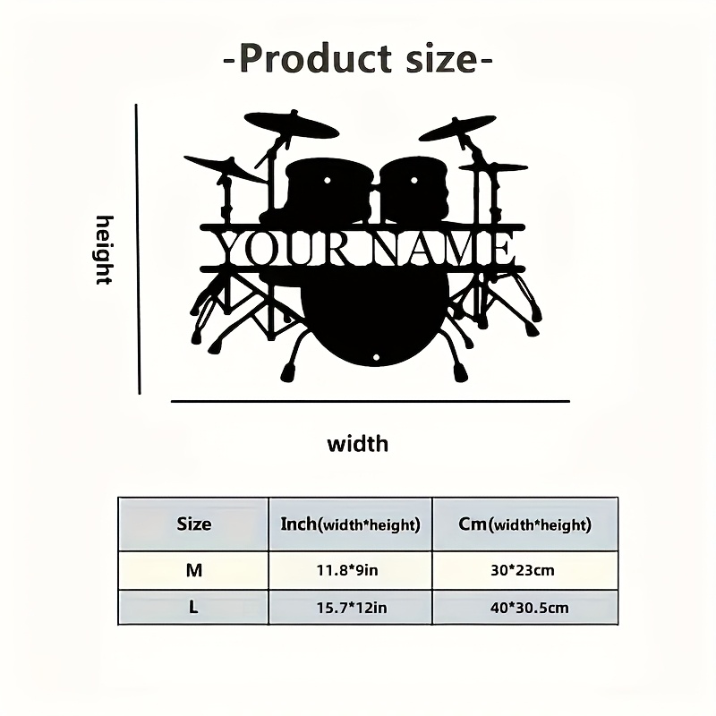 Individuelles Schlagzeug-Set M – Musical Instrument With Names Bewertung und Preis