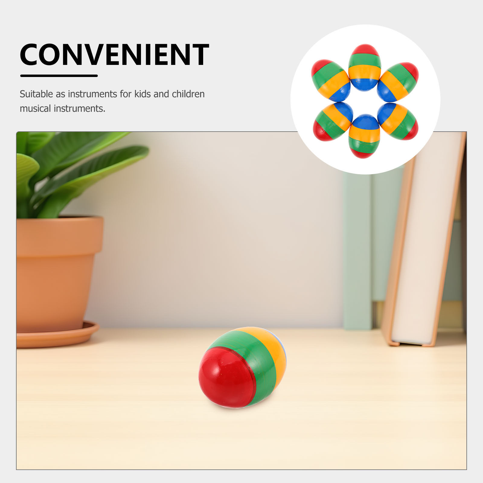 6 Stück Kinder-Maracas aus Hol – Musical Instrument For Toddlers Bewertung und Preis