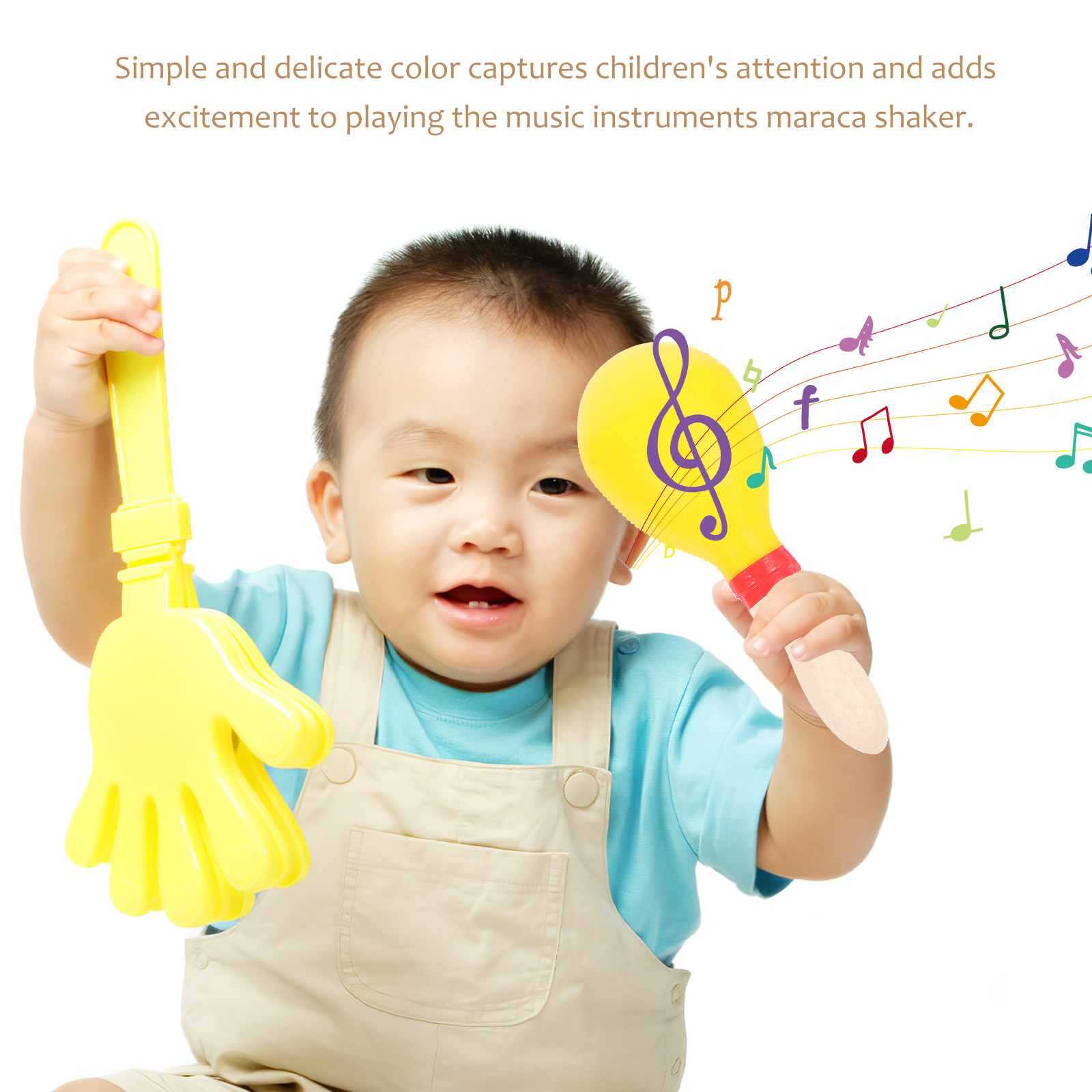 1 Paar Holz-Maracas-Shaker für – Musical Instrument For Toddlers Bewertung und Preis