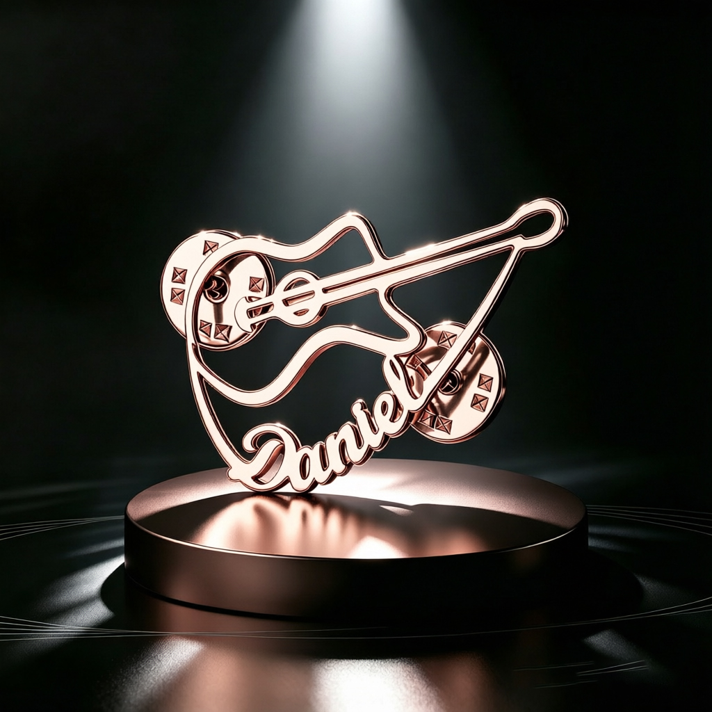 Personalisierte Geigen-Brosche – Musical Instrument With Names Bewertung und Preis