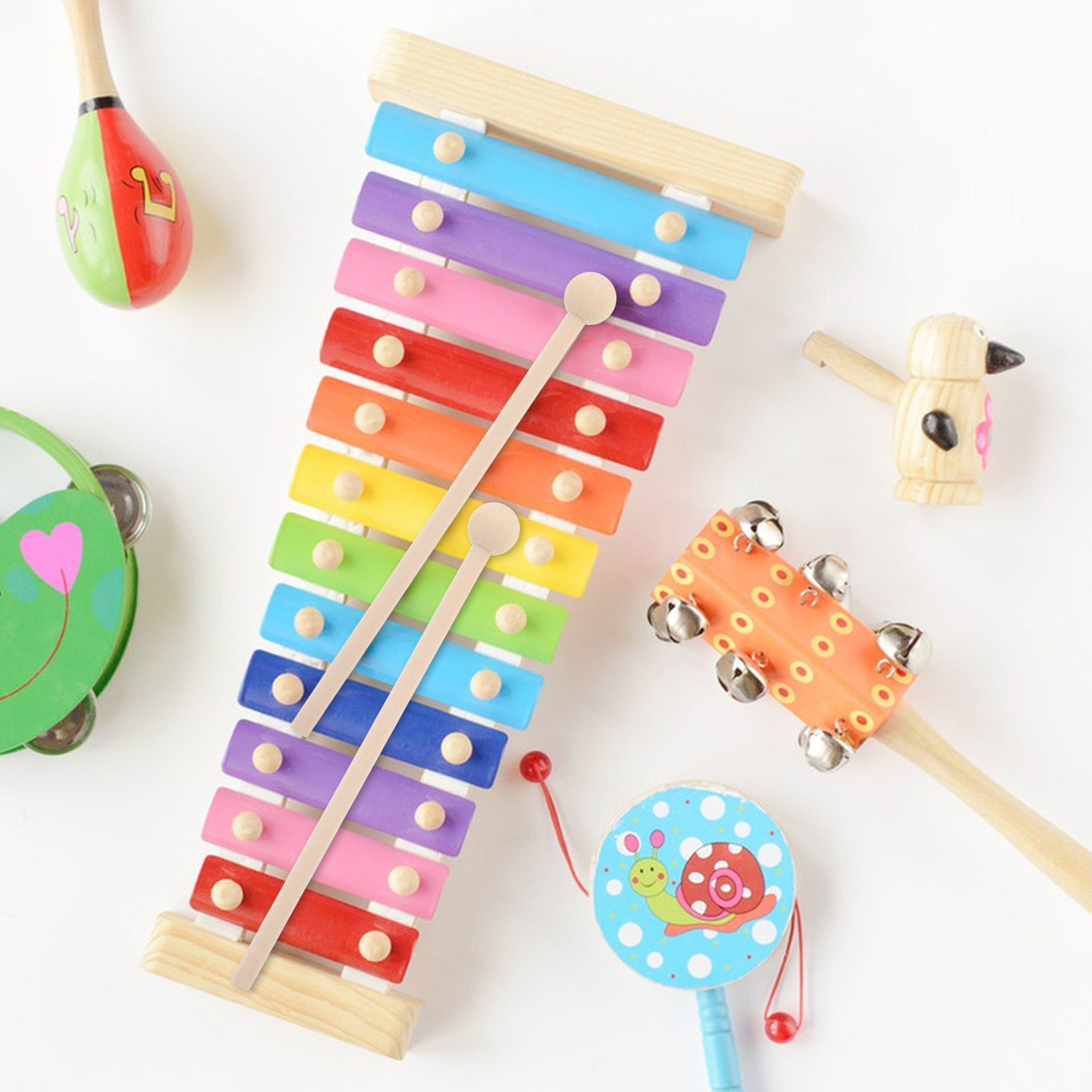 10 Stück Kindgerechte Holzschl – Musical Instrument For Toddlers Bewertung und Preis