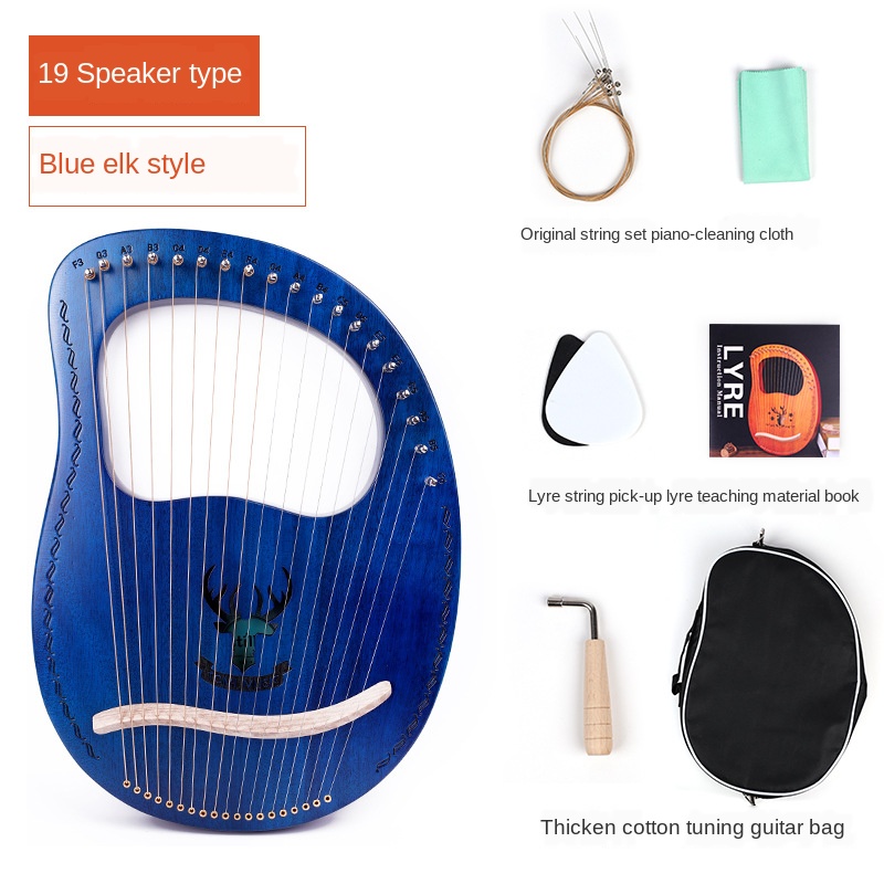 19-saitiges Leia-Klavier, klei – Musical Instrument Easy To Learn Bewertung und Preis